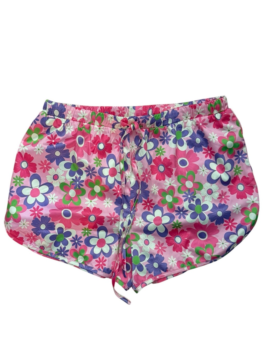 Sugar thrillz floral dolphin shorts medium new with tag